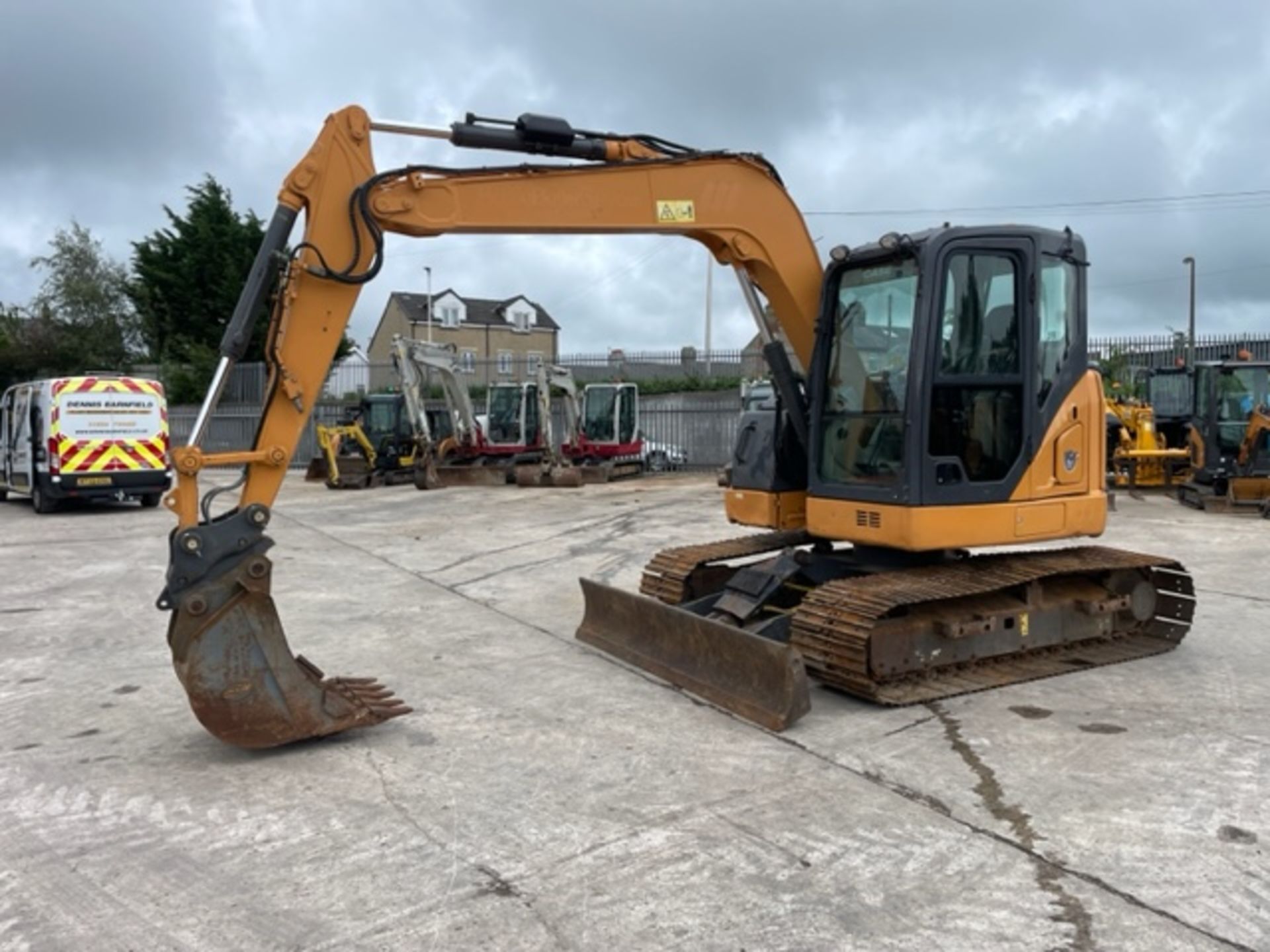 2014 CASE CX75C MIDI EXCAVATOR