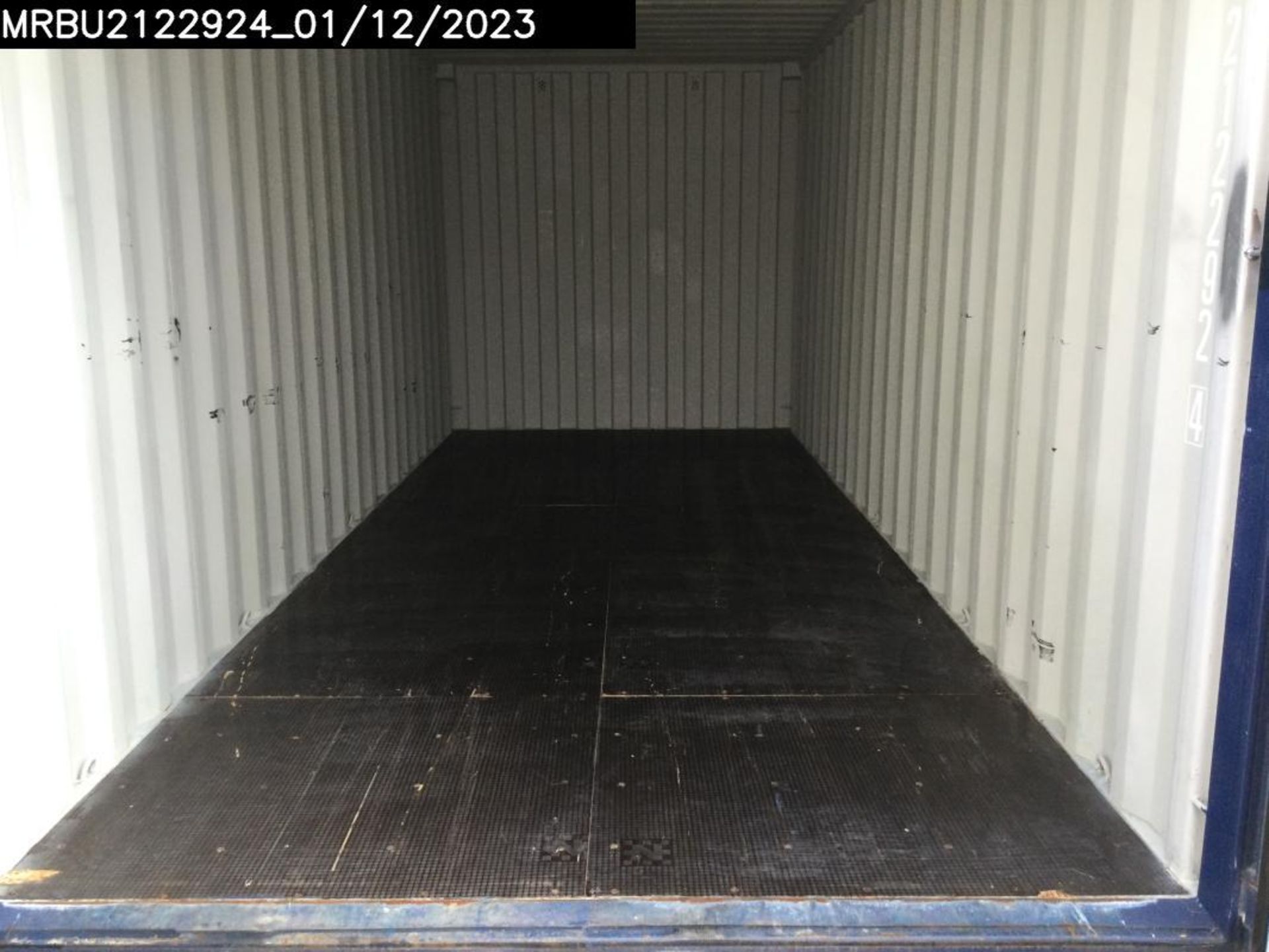 One Trip 20ft Shipping Container - Unit Number – MRBU2122924 - Image 5 of 5