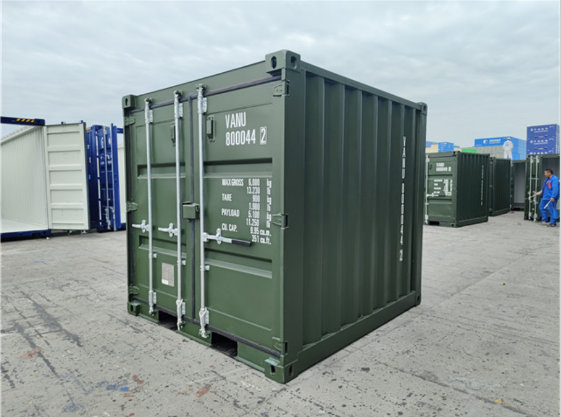 One Trip 8ft Shipping Container - Bild 5 aus 5