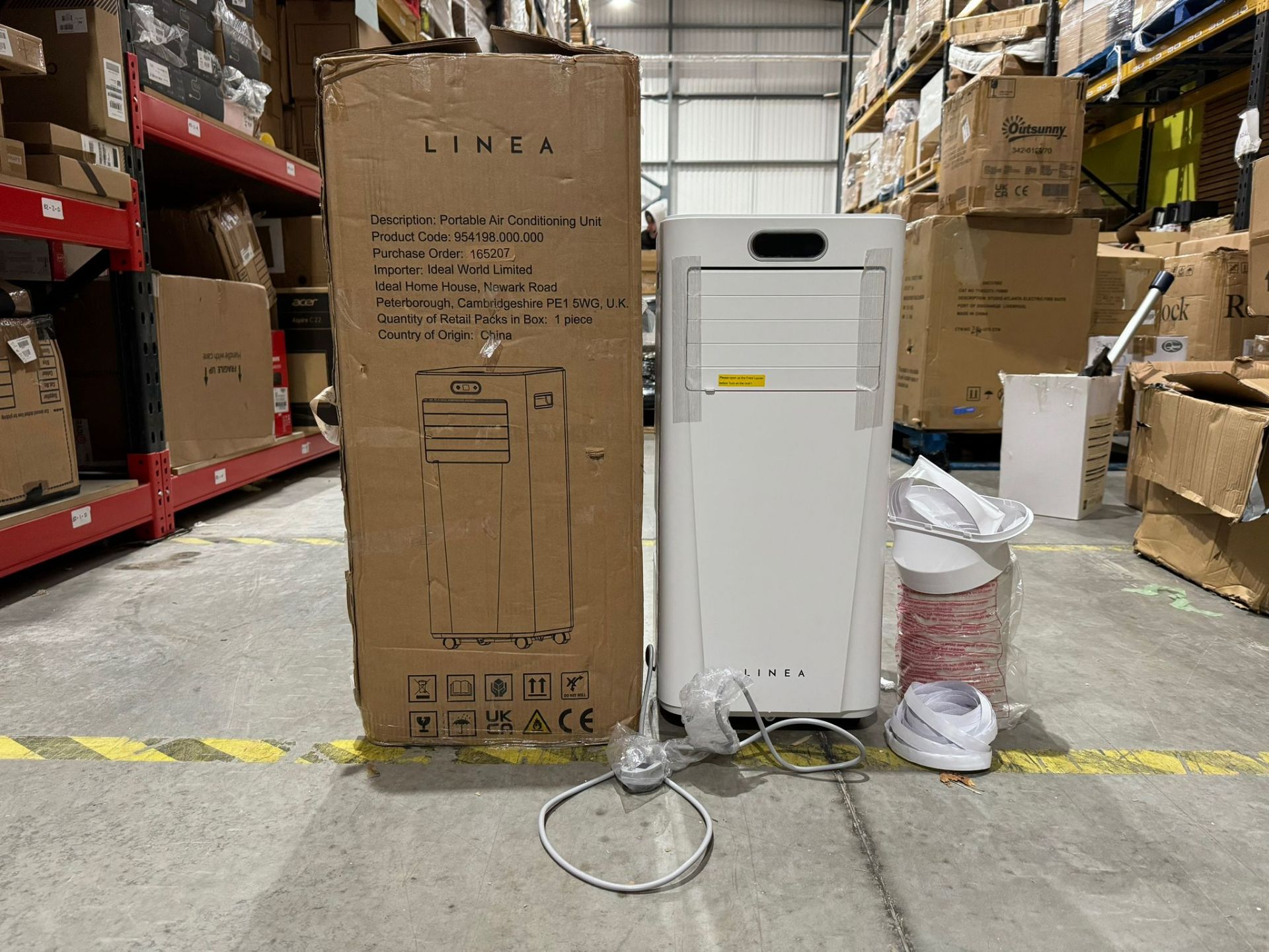 1 x LINEA Portable Air Conditioning Unit - 954198.000.000 with Window Kit - NO RESERVE - Image 6 of 8