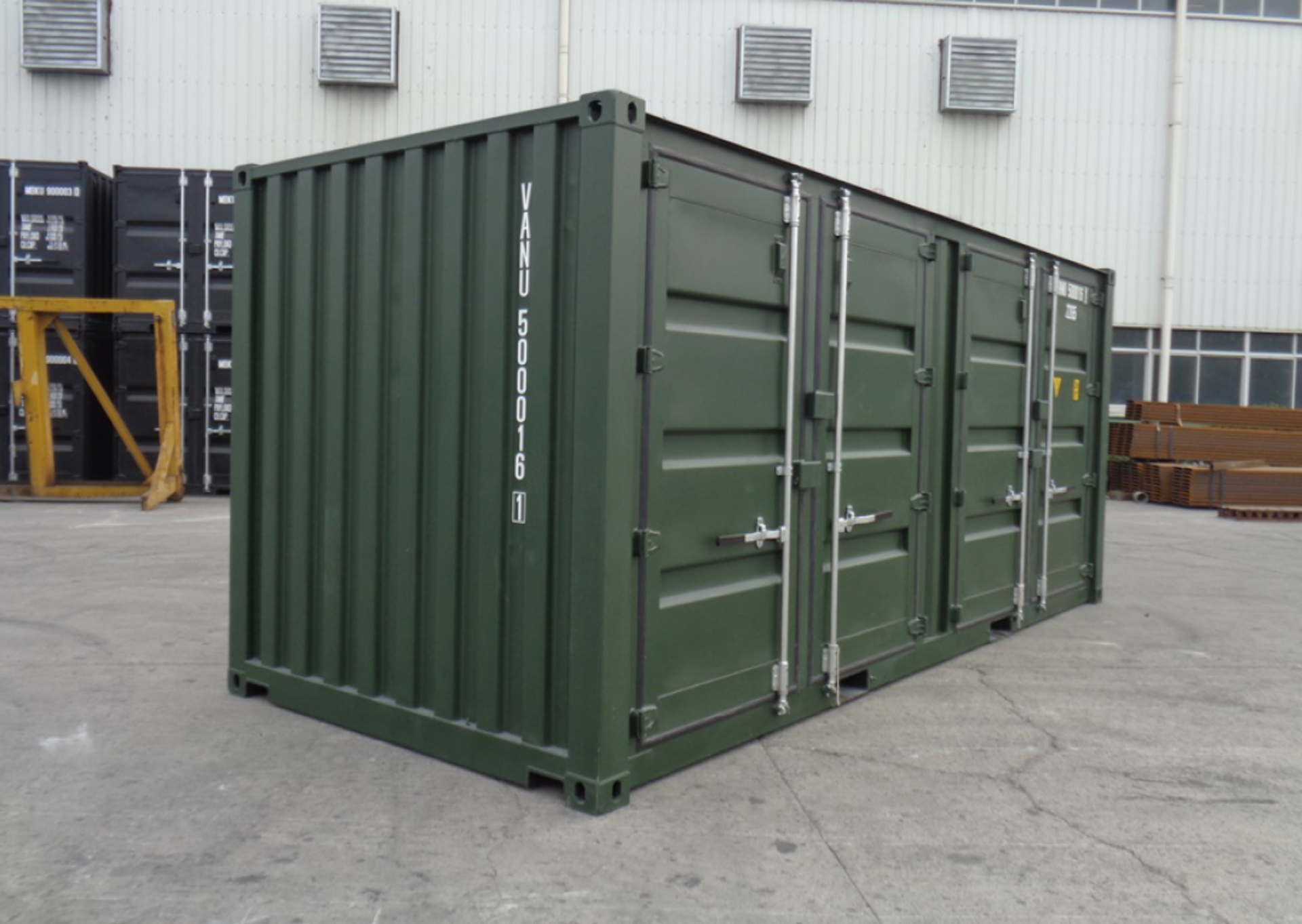 One Trip 20ft Multi Compartmentalised Shipping Container (4 rooms)