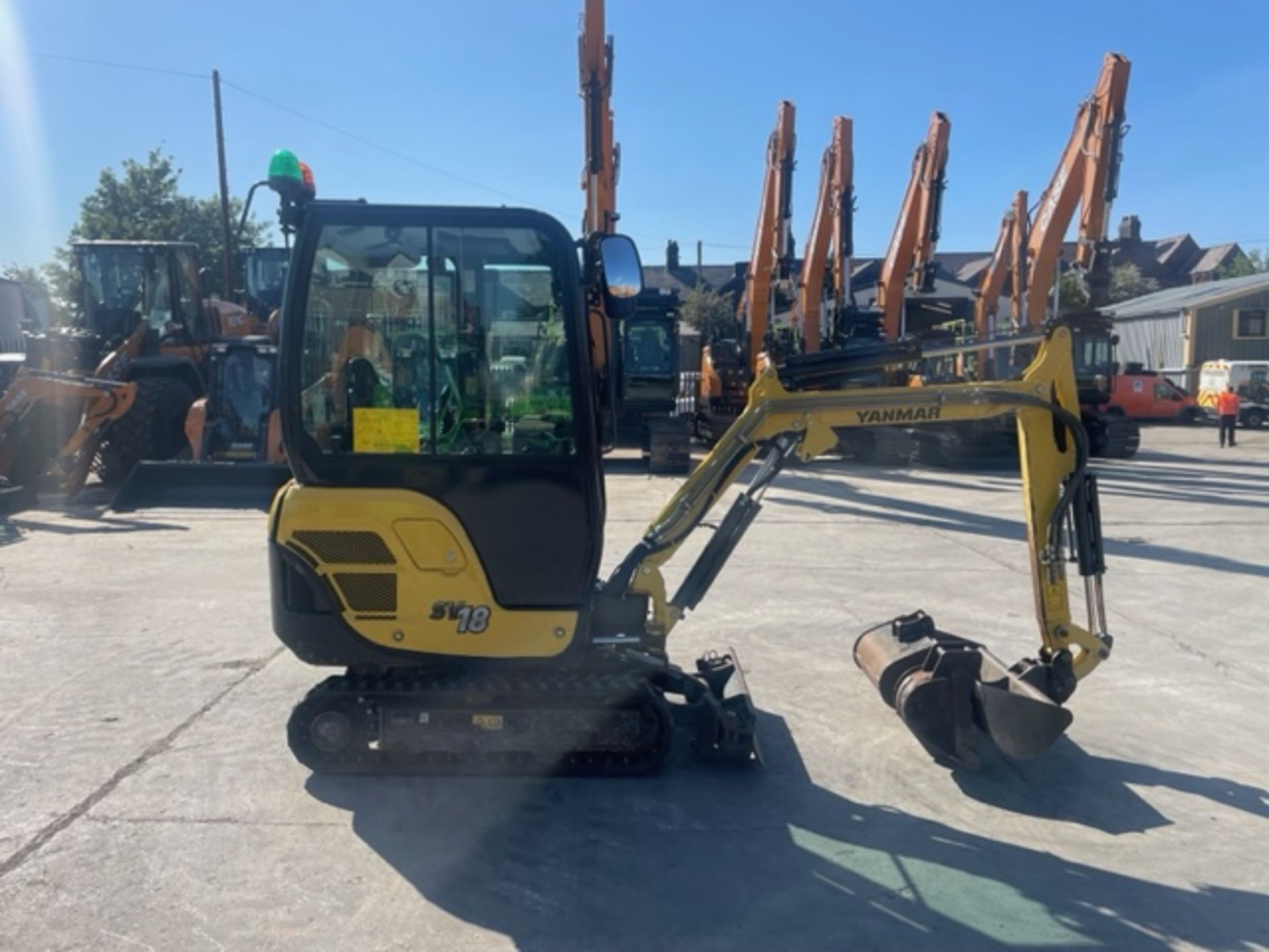 2020 YANMAR SV18 MINI EXCAVATOR - Image 9 of 12