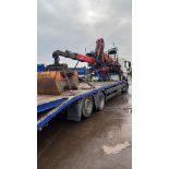 PALFINGER EPSILON M125l Crane with Clamshell Bucket plus Rotator Double Extension