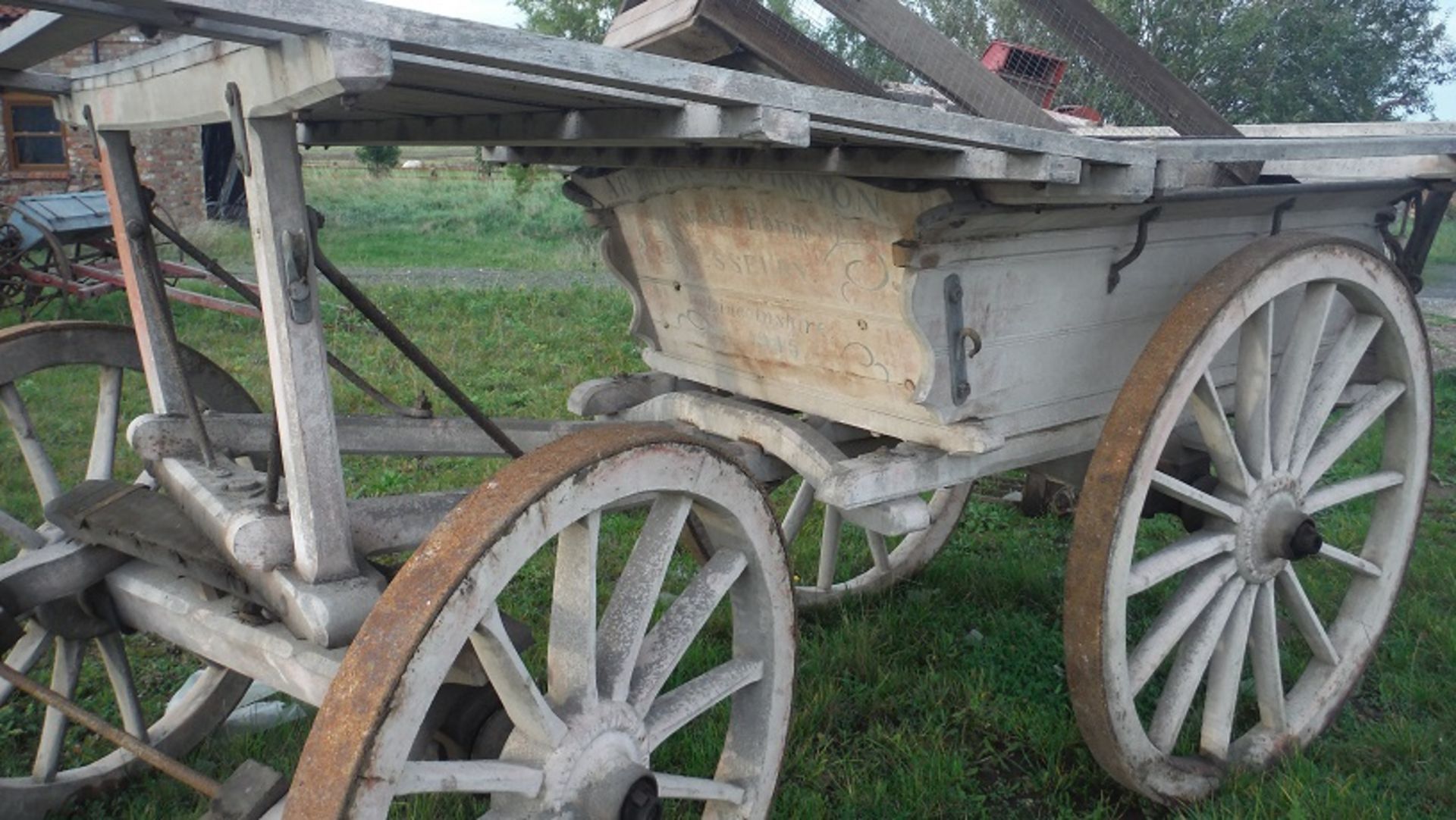 Stunning vintage Haycart