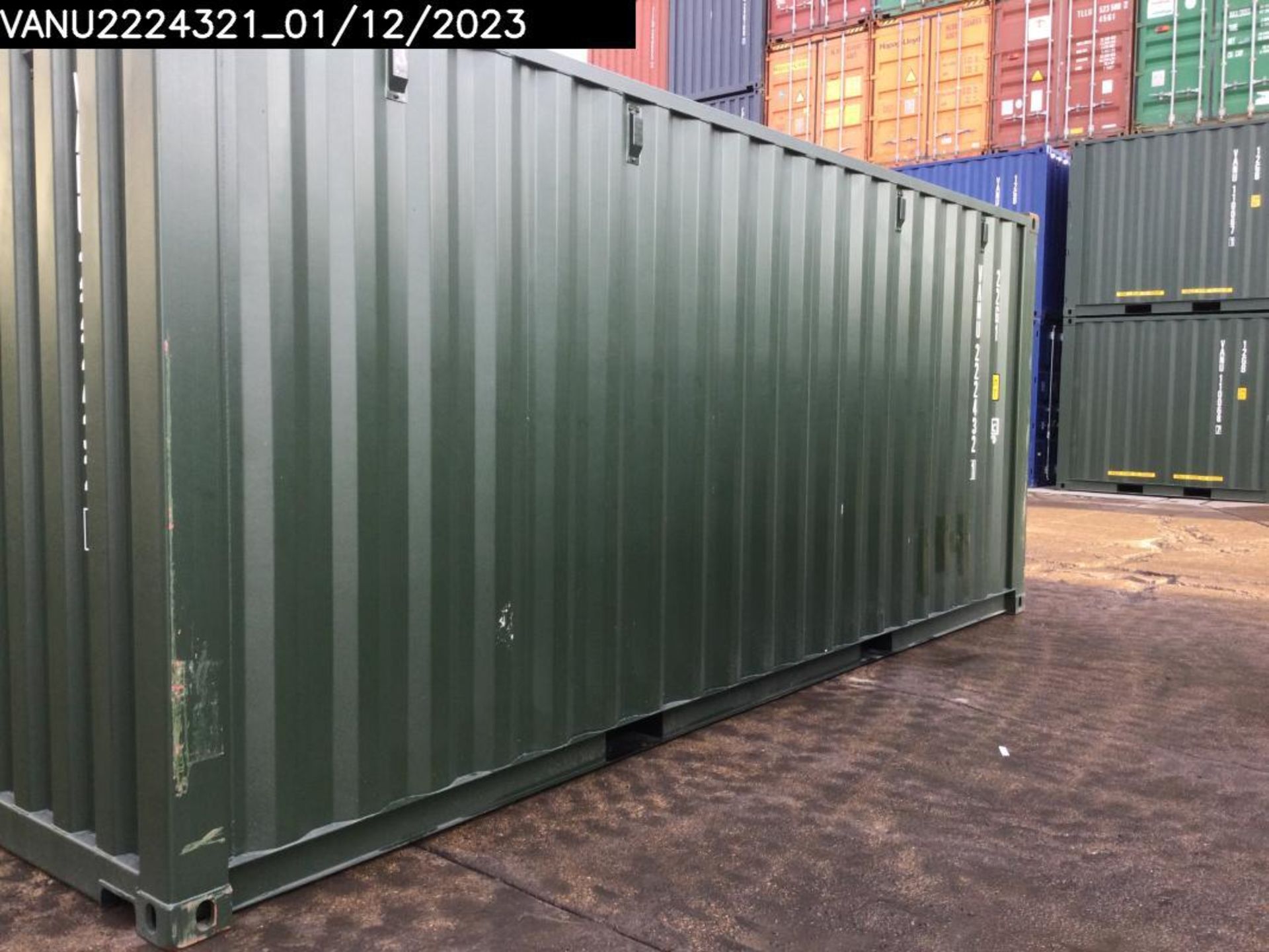 One Trip 20ft Shipping Container - Unit Number – VANU2224321 - Image 5 of 7