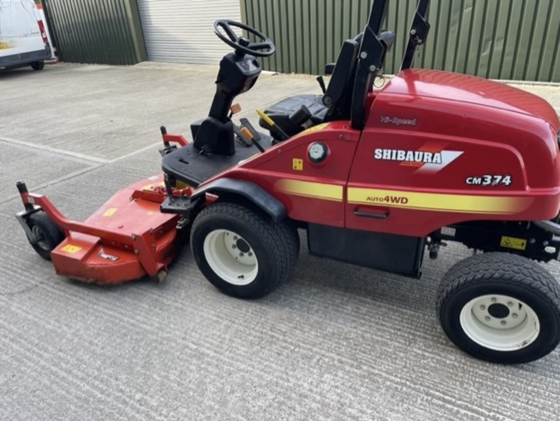 2018, SHIBAURA CM374 OUTFRONT MOWER WITH DECK & BLOWER - Image 7 of 13