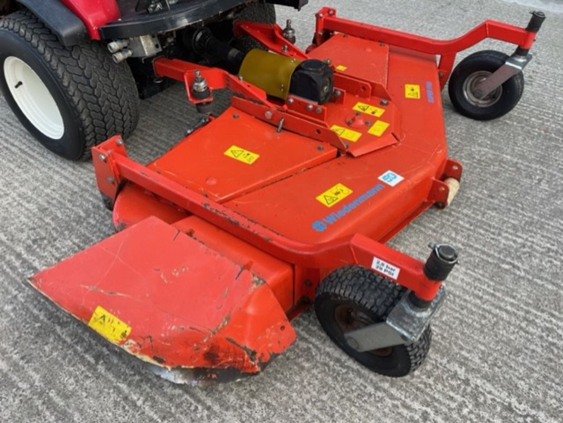 2018, SHIBAURA CM374 OUTFRONT MOWER WITH DECK & BLOWER - Image 12 of 13