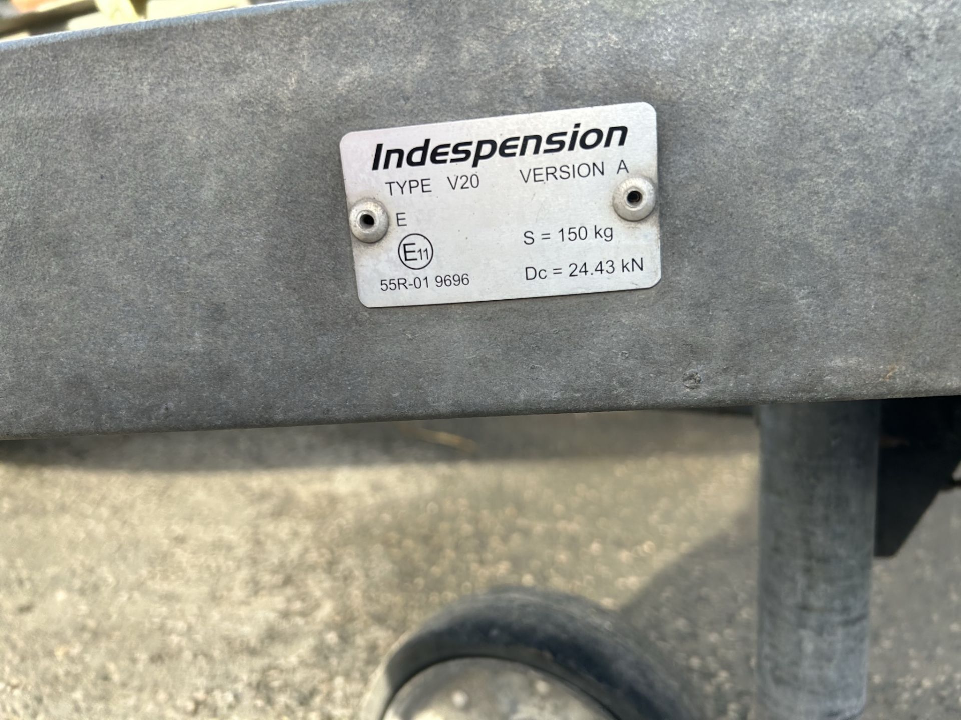 Used Indespension 8x4 Plant Trailer - Image 4 of 11