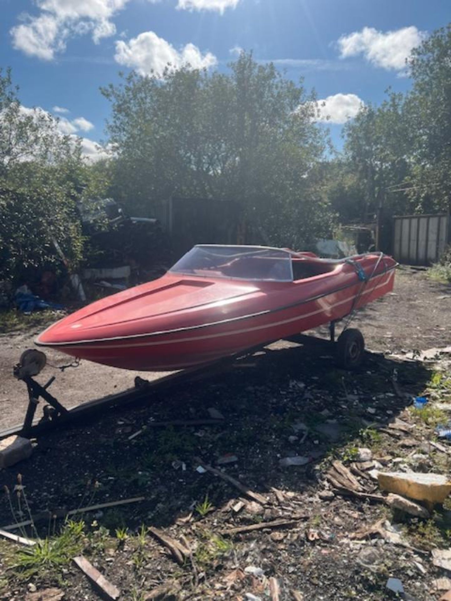 NO RESERVE Boat with Trailer - Image 3 of 7