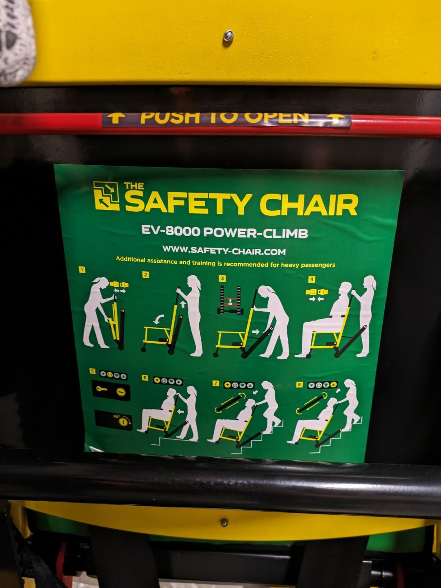 NO RESERVE, 1 x EV-8000 Power-Climb Safety Chair - Bild 2 aus 4
