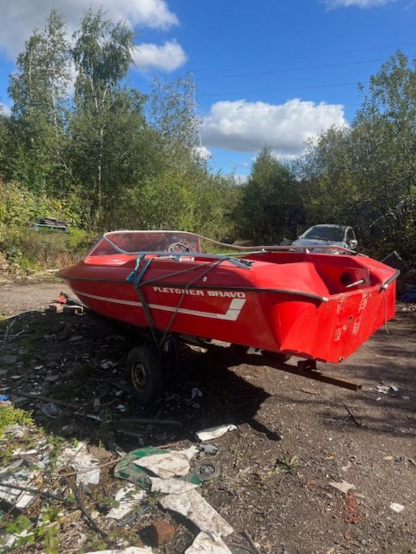 NO RESERVE Boat with Trailer - Image 6 of 7