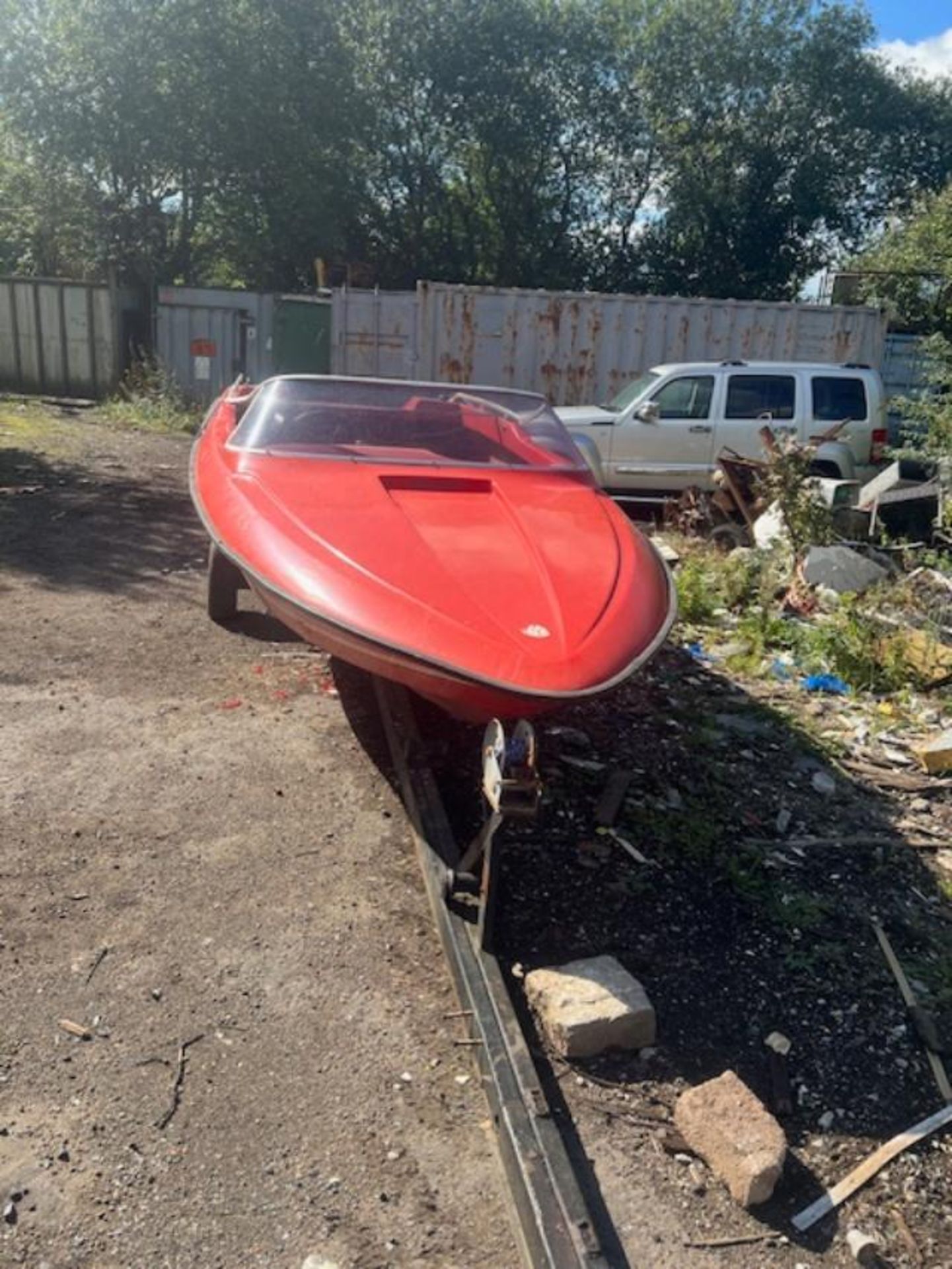 NO RESERVE Boat with Trailer - Bild 5 aus 7