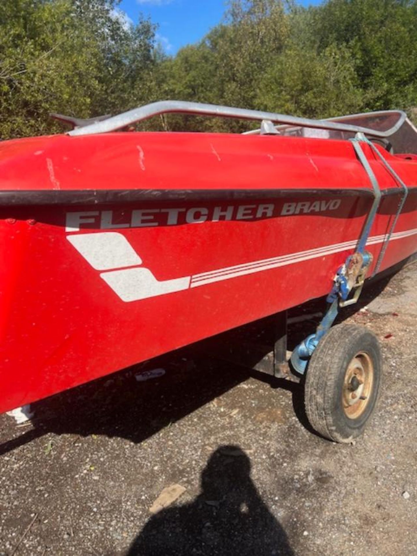 NO RESERVE Boat with Trailer - Bild 2 aus 7