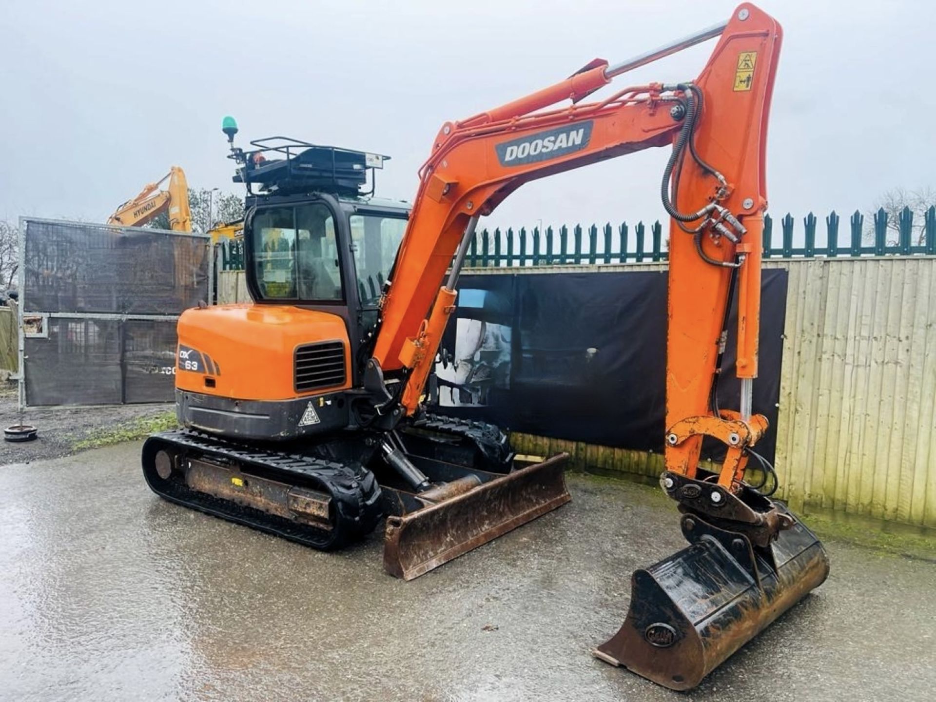 2018, DOOSAN DX63-3 EXCAVATOR - Image 8 of 16