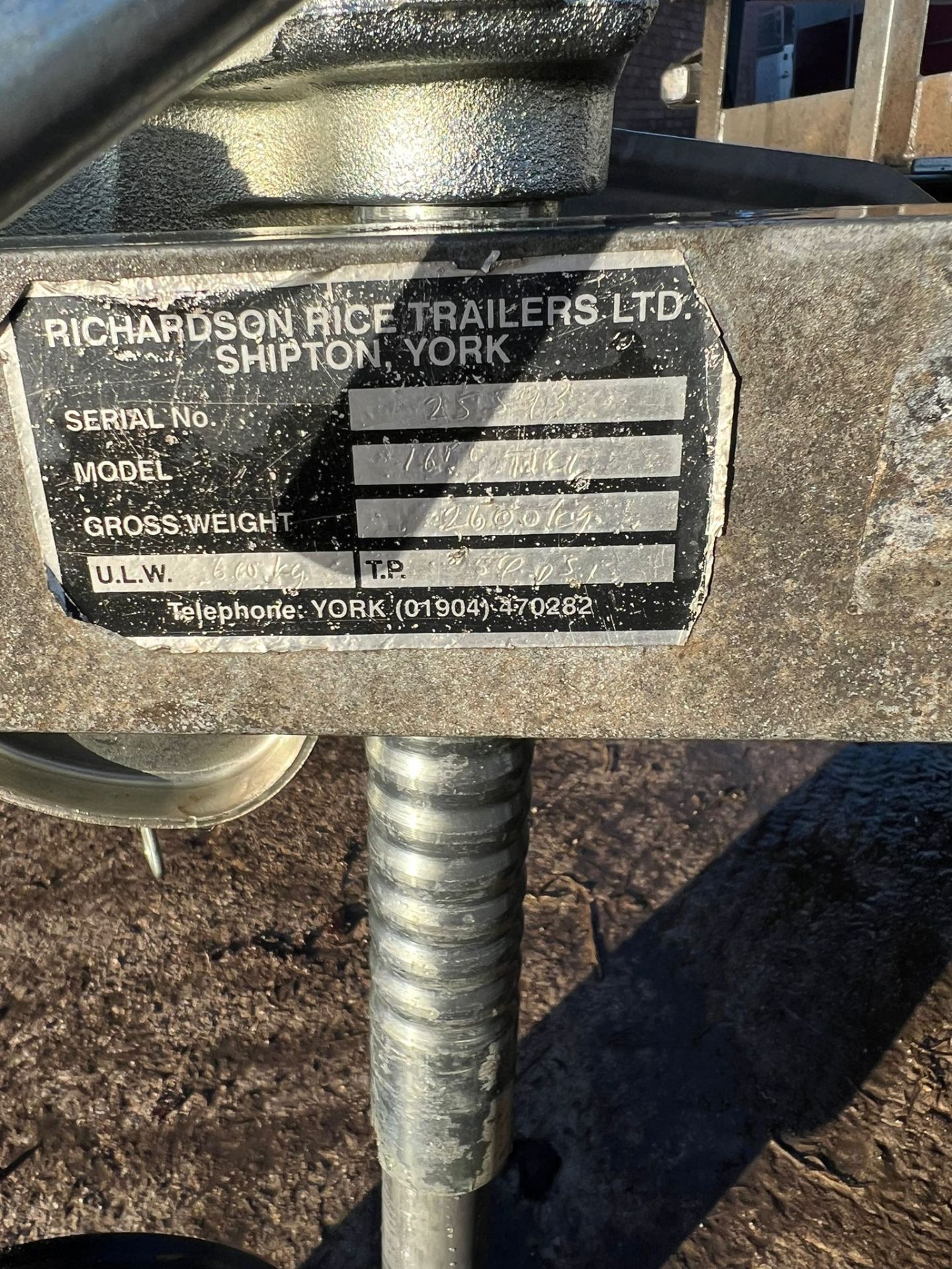 USED RICHARDSON CAR TRANSPORTER TRAILER - Image 15 of 18