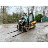 2019 JCB TLT35D DIESEL 3.5 TON TELESCOPIC FORKLIFT/TELETRUK WITH STRIMECH BUCKET GRAB AND PALLET FOR