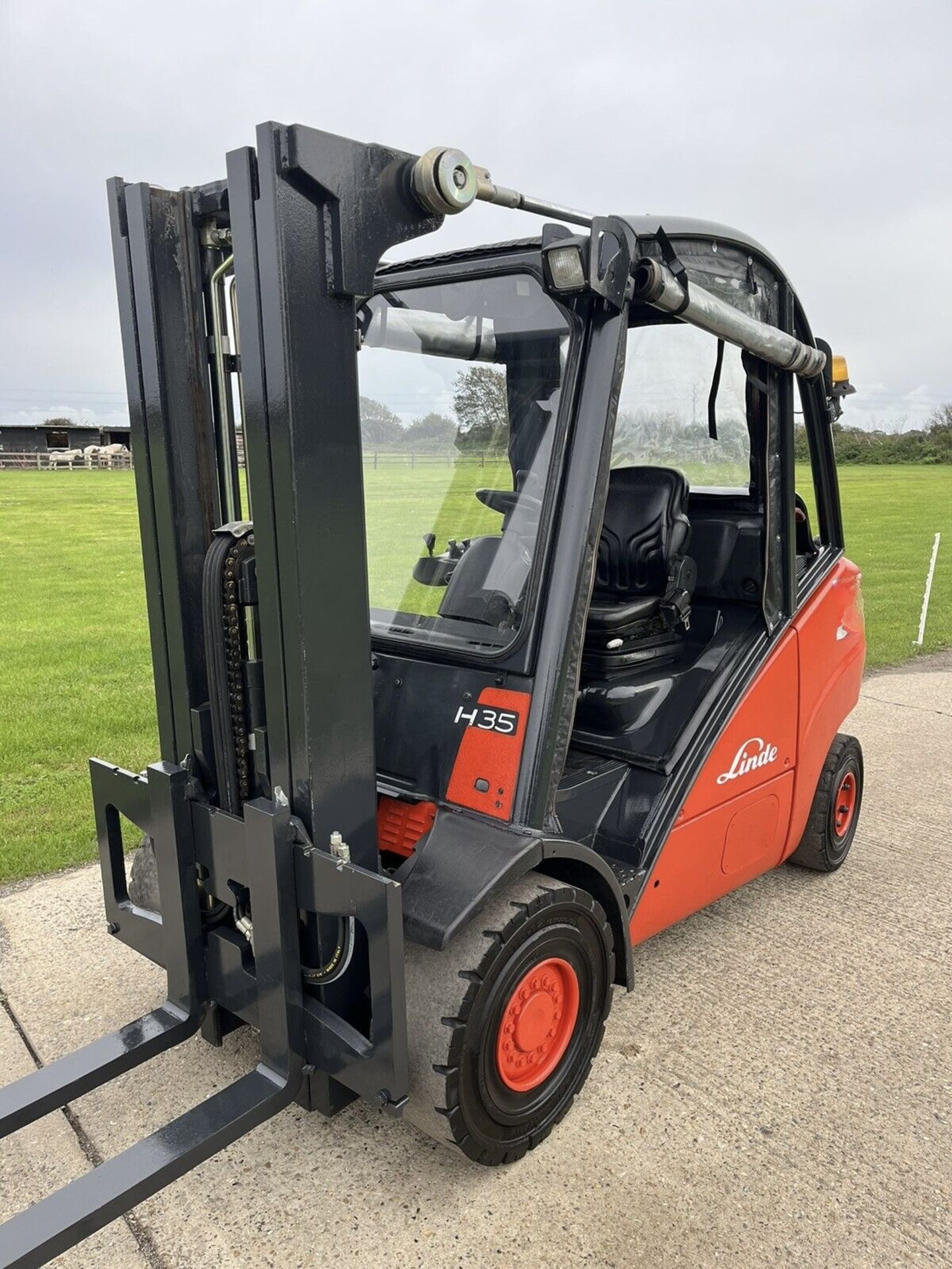 LINDE H35 Gas Forklift (container spec) 3rd and 4th Service