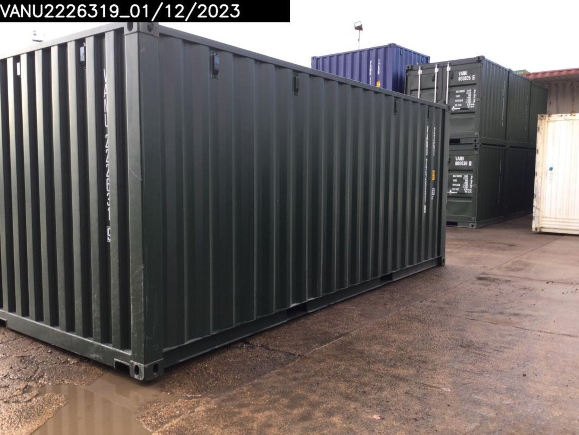 One Trip 20ft Shipping Container - Unit Number – VANU2226319 - Image 7 of 8