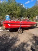 NO RESERVE Boat with Trailer