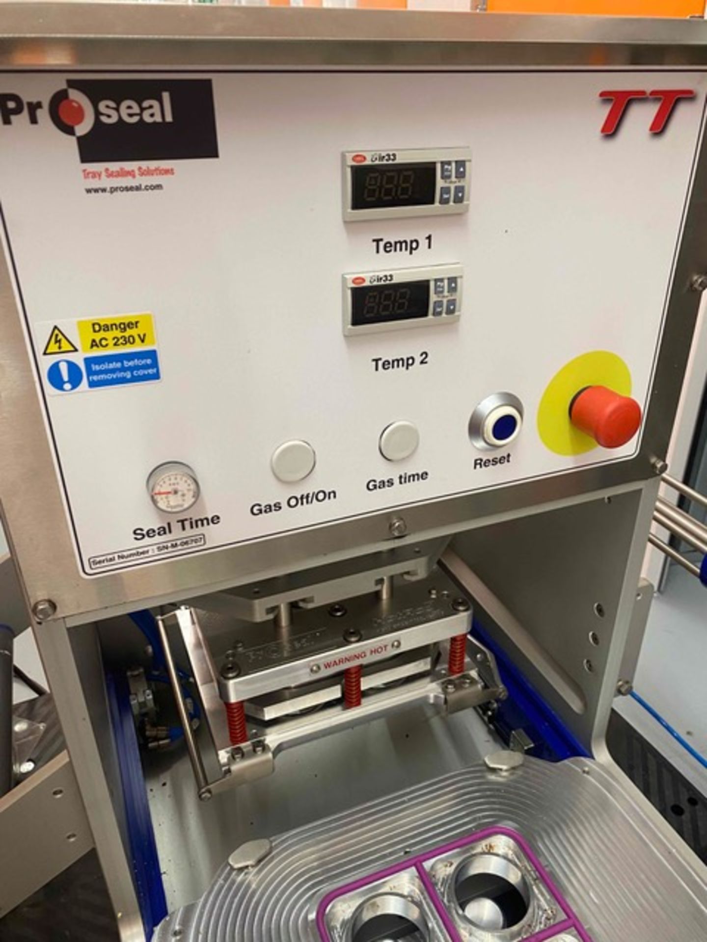 Proseal TT machine (heat sealing tool) - TT Machine - SP-M-29357: TT-EJ-1Ø230V - Image 7 of 7