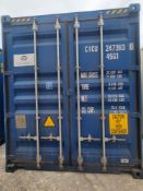 NO RESERVE - 40ft HC Shipping Container - ref CICU2473930