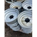 12 x unused Alloys 11.75x22.50 to suit Commercial Trucks