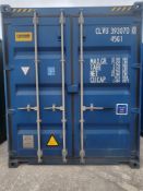 NO RESERVE - 40ft HC Shipping Container - ref CLVU3930700
