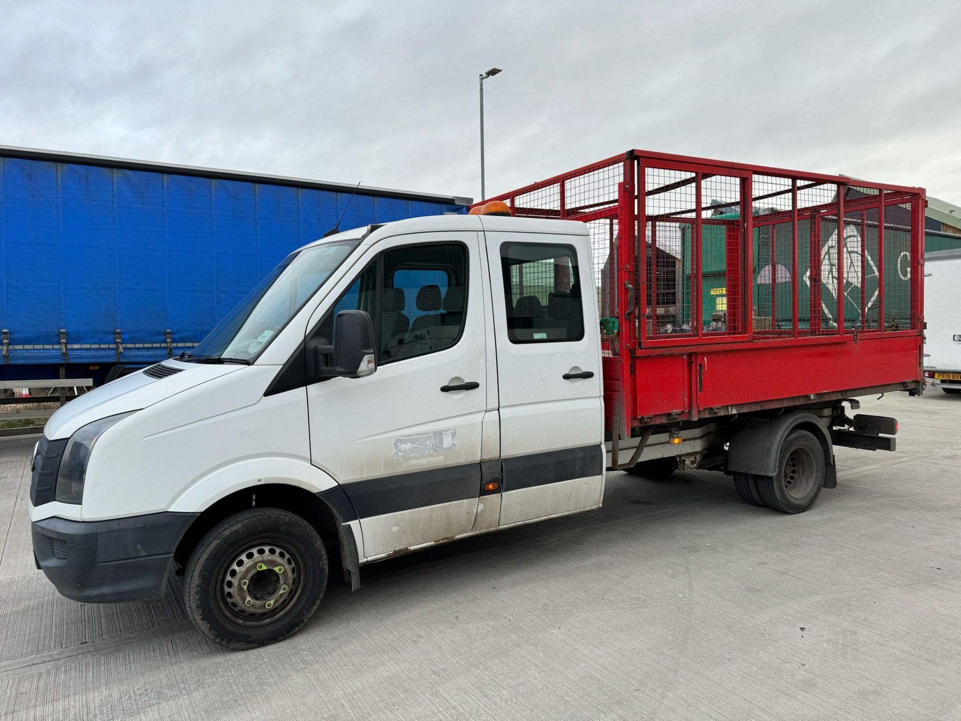 2013, VOLKSWAGEN Crafter CR50 Startline TDI, HGV Caged Tipper Van (Ex-Council Owned & Maintained) - Image 2 of 42