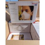 NO RESERVE - 5 x Boxes Honeywell SuperOne FFP3 Masks, 192 pieces in a box, 960 pieces