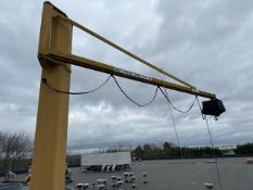 Roof Crane - Jib Crane Fitted with Electric Chain Hoist