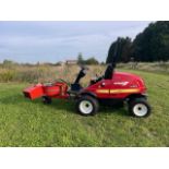 2018, SHIBAURA CM374 OUTFRONT MOWER WITH DECK & BLOWER