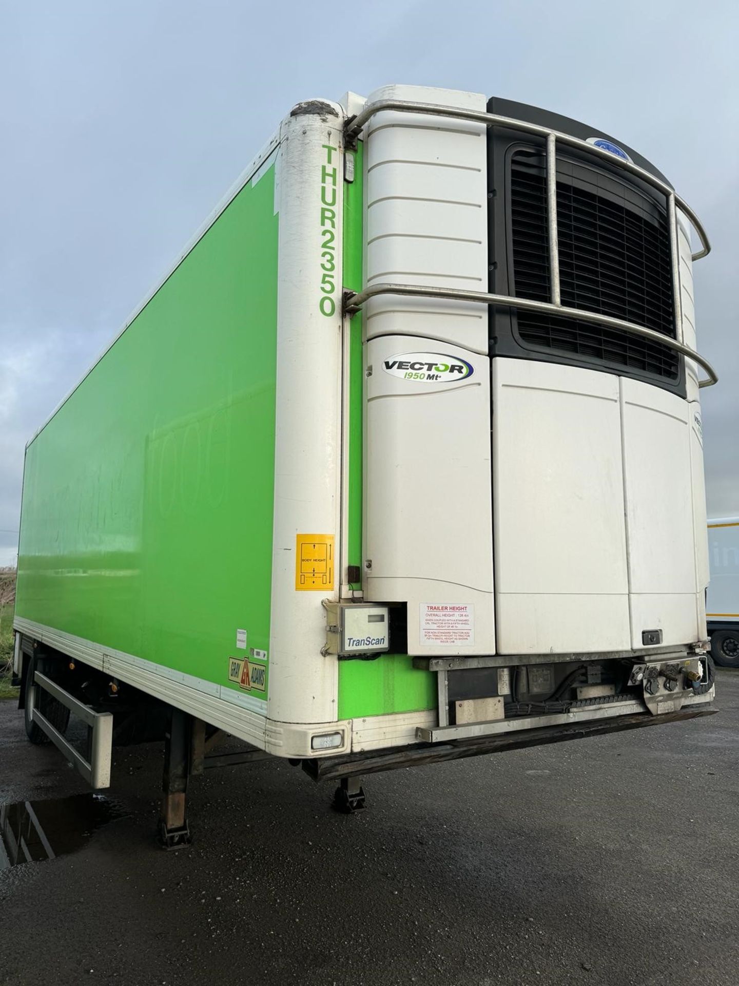 2014 G&A 8.7m Single Axle Refrigerated Multi-Temp Trailer - Image 3 of 13