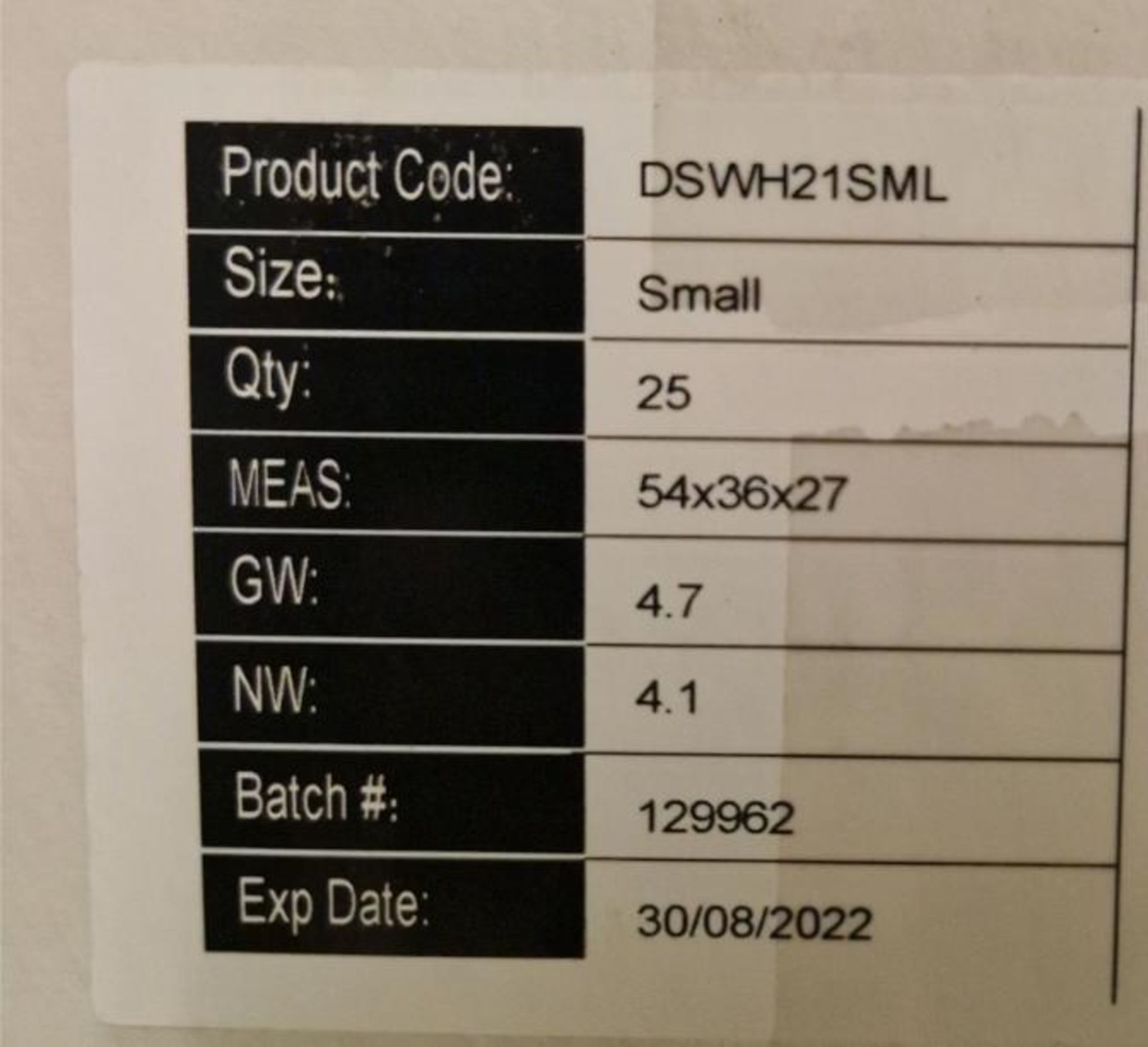 1x box of MicroClean SureGuard 3 coveralls with integral feet - size small - 25 units per box - Image 2 of 2