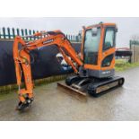 2018, DOOSAN DX27Z EXCAVATOR