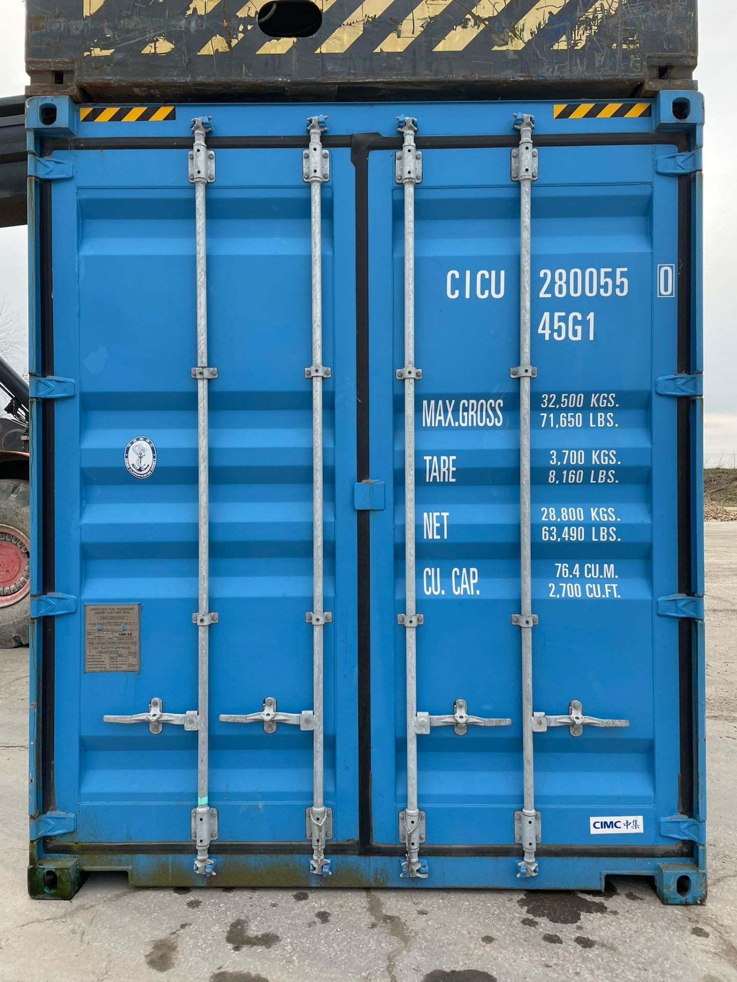 NO RESERVE - 40ft HC Shipping Container - ref CICU2800550