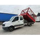 2013, VOLKSWAGEN Crafter CR50 Startline TDI, HGV Caged Tipper Van (Ex-Council Owned & Maintained)