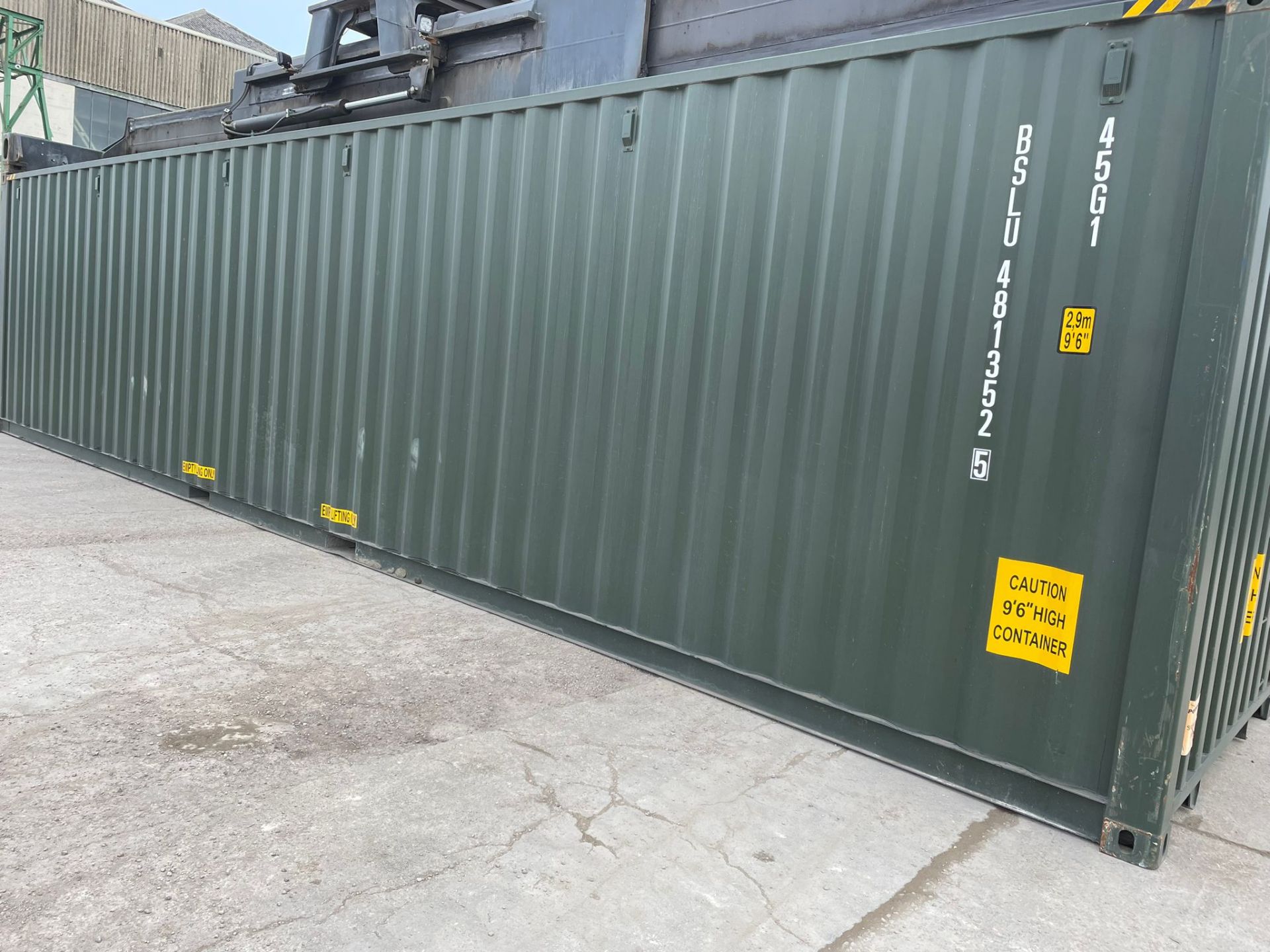 NO RESERVE - 40ft HC Shipping Container - ref BSLU4813525 Excellent ...