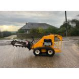 KANGA KID TK216 TRACKED SKIDSTEER WITH TRENCHER ATTACHMENTS