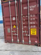NO RESERVE - 40ft HC Shipping Container - ref XHCU5276677