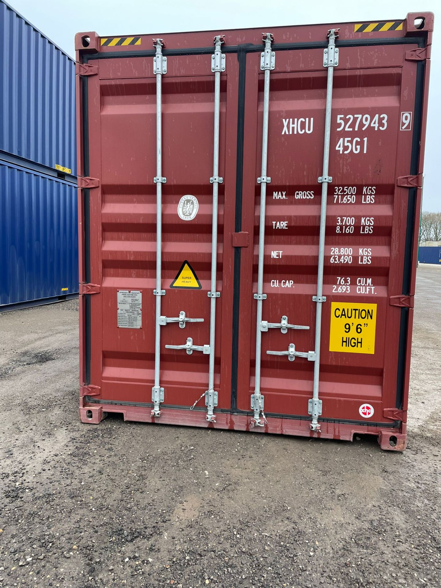 NO RESERVE - 40ft HC Shipping Container - ref XHCU5279439