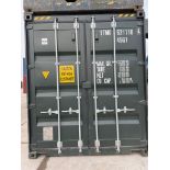 NO RESERVE - 40ft HC Shipping Container - ref TTMU5217164