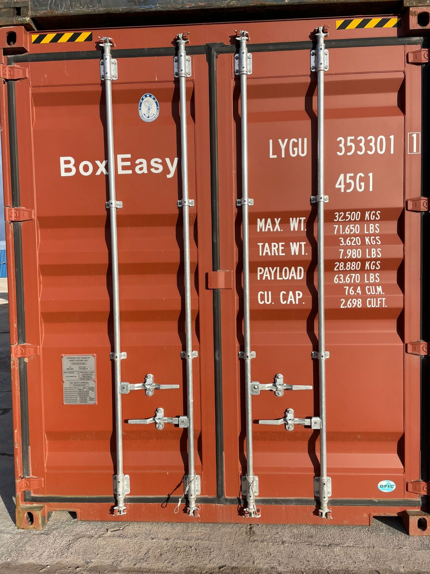 40ft HC Shipping Container - ref LYGU3533010
