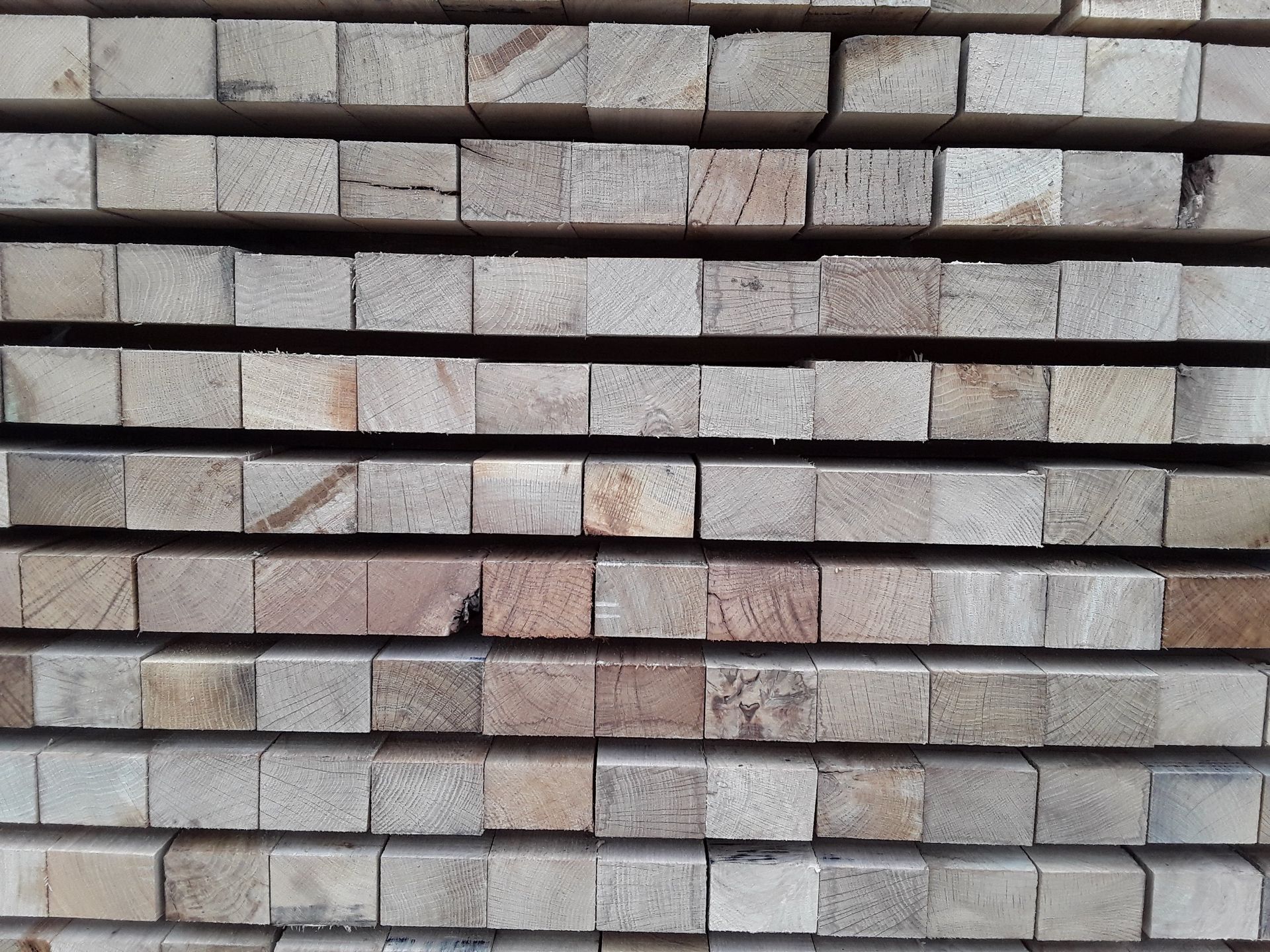 50x Hardwood Sawn English Oak Posts / Timber Offcuts - Image 4 of 6