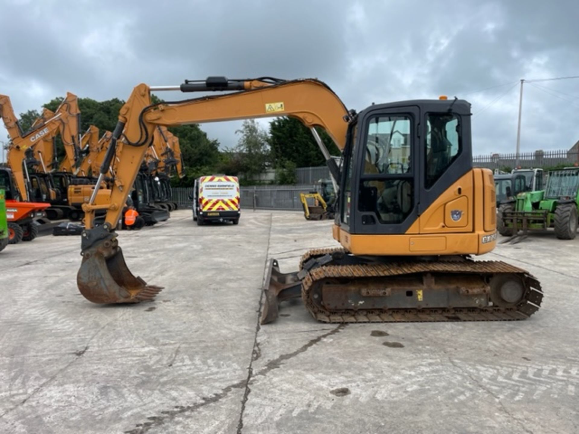 2014 CASE CX75C MIDI EXCAVATOR - Bild 4 aus 15