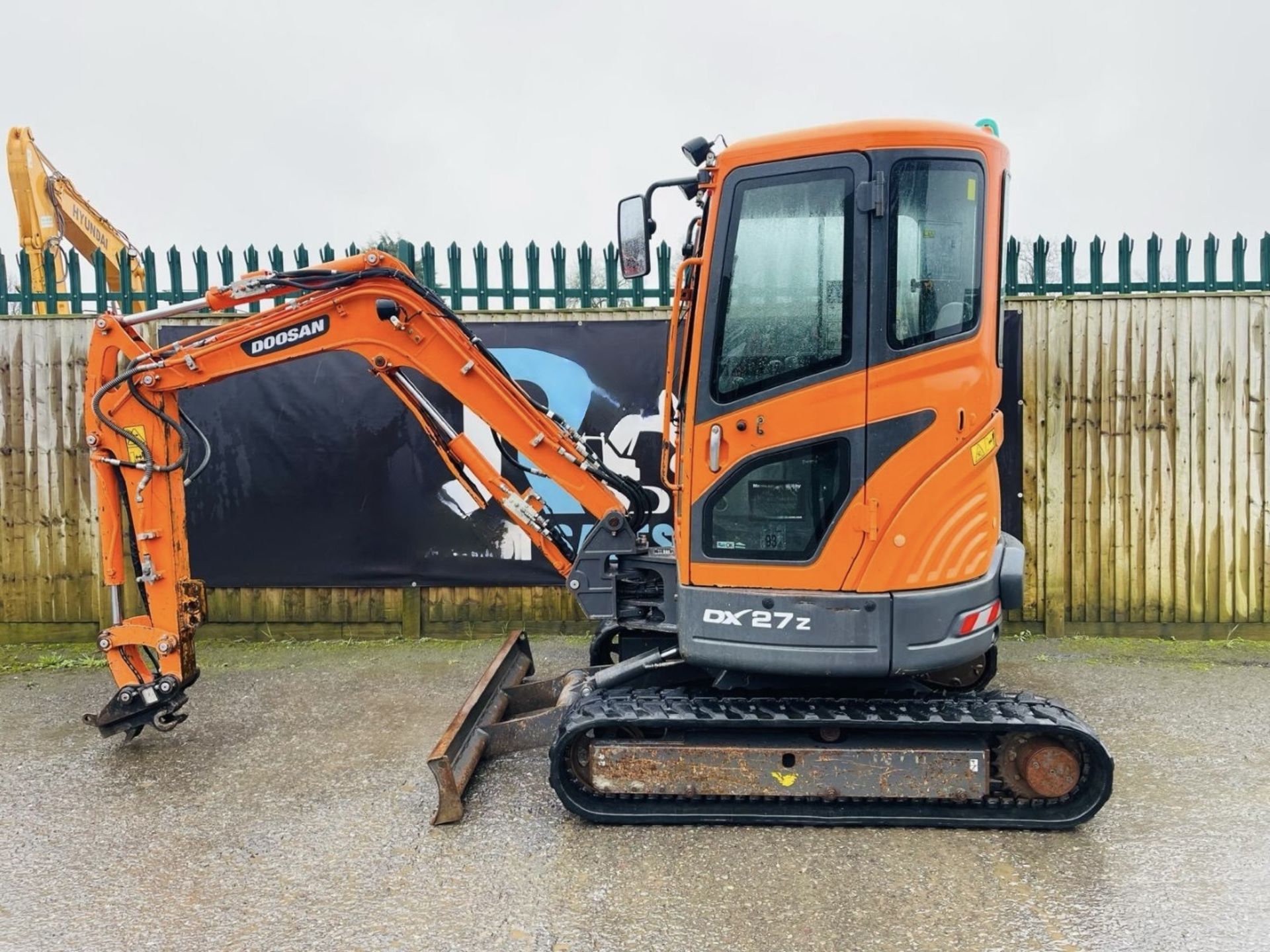 2018, DOOSAN DX27Z EXCAVATOR - Bild 8 aus 14