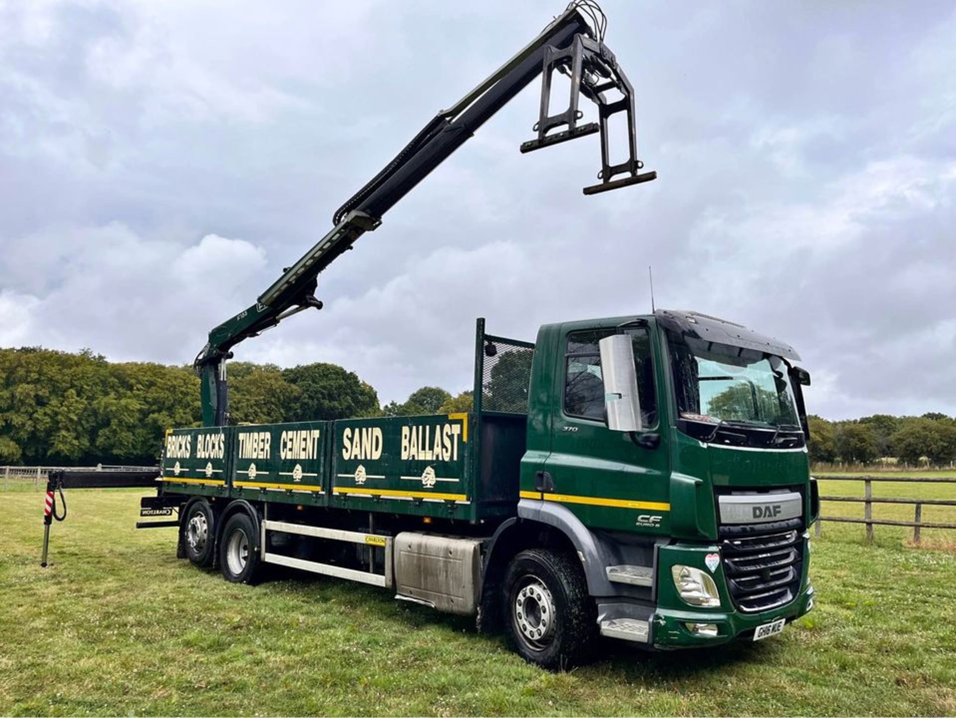 2016, DAF CF75 - Remote Crane Lorry (6x2) 26 Ton, Rear Steer EURO 6