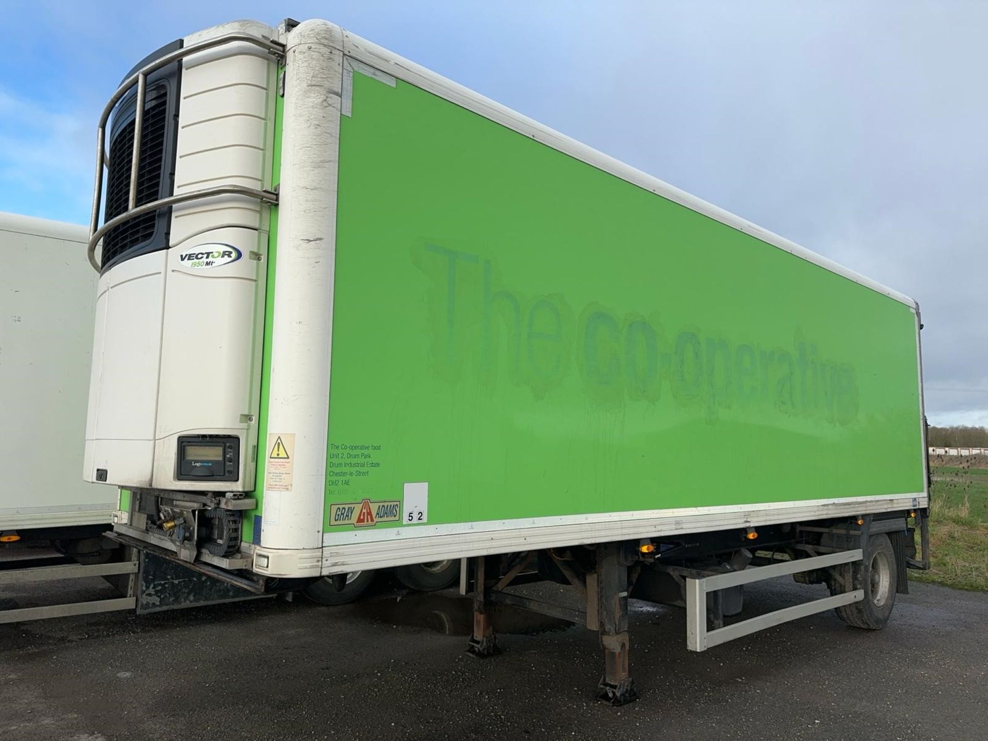 2014 G&A 8.7m Single Axle Refrigerated Multi-Temp Trailer