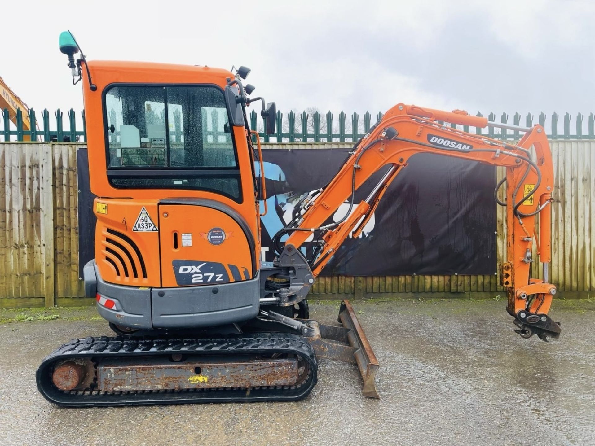 2018, DOOSAN DX27Z EXCAVATOR - Bild 5 aus 14