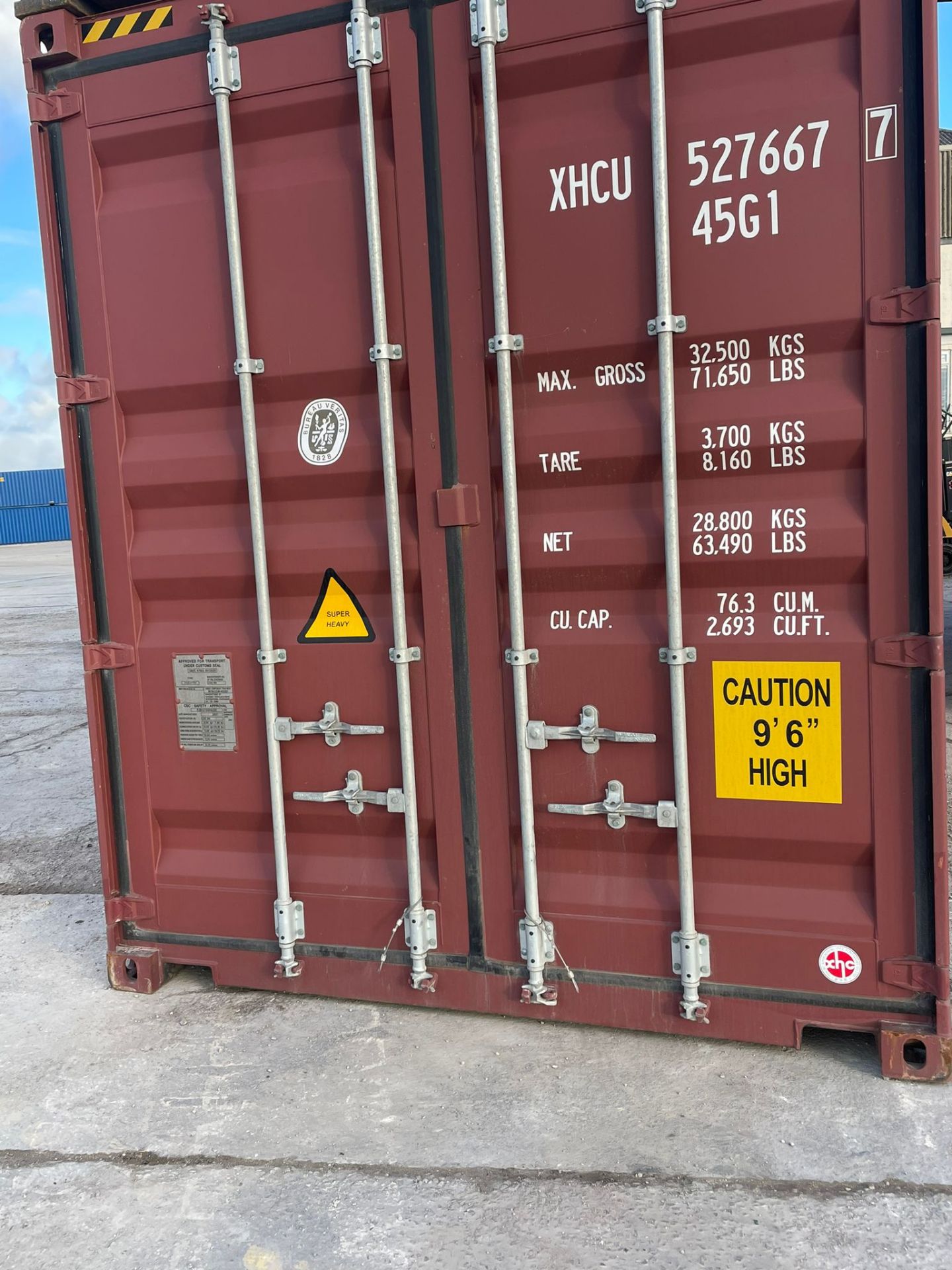 40ft HC Shipping Container - ref XHCU5276677