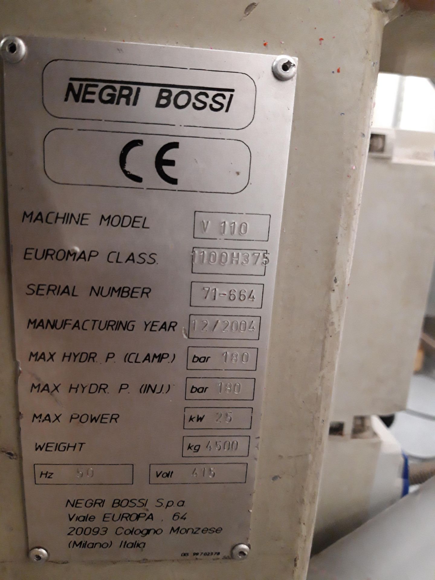 2004, Negri Bossi V110-375 - Bild 16 aus 16